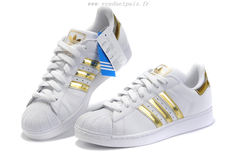 adidas superstar doré pas cher